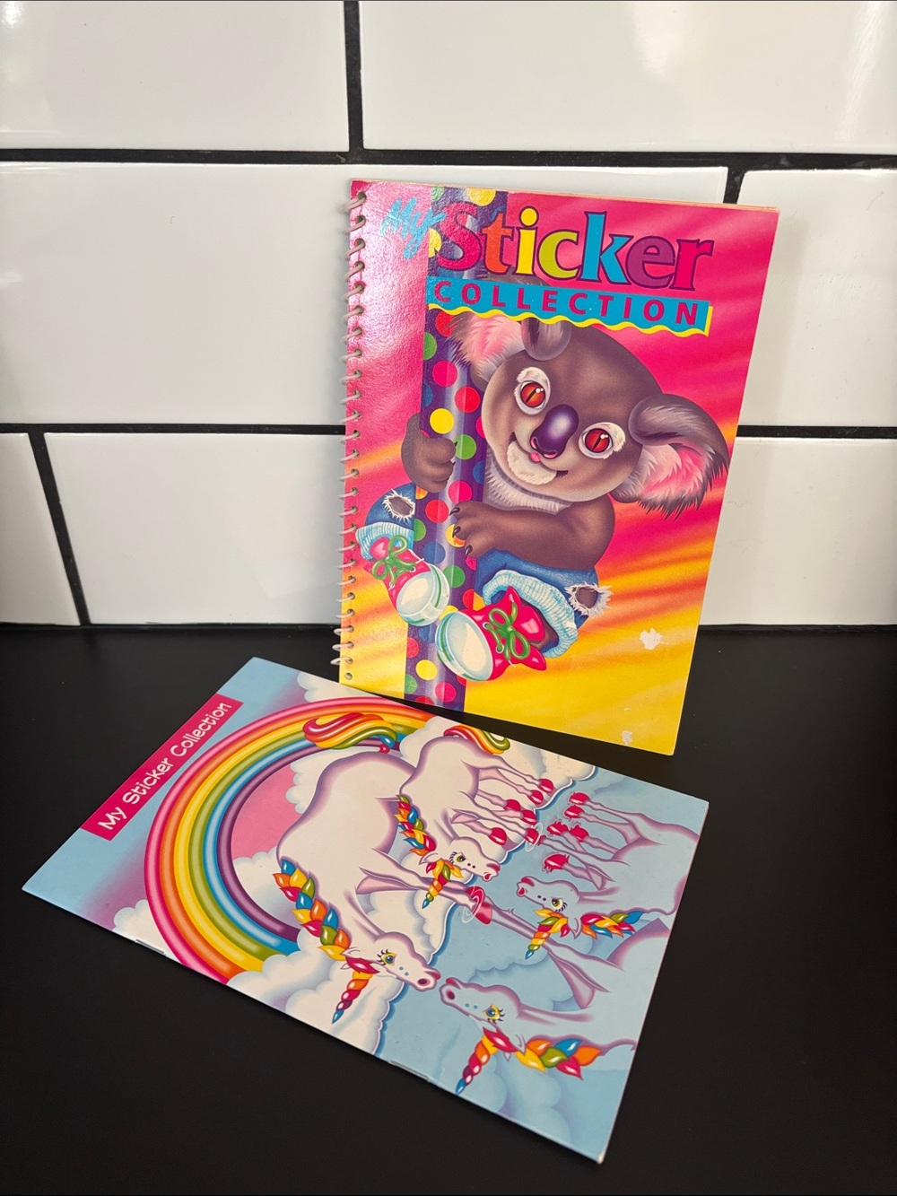 Vintage 90’s Lisa Frank Sticker Book Album Lot - Markie & Koala